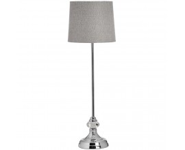 Štýlová chrómovaná lampa GENOA v striebornej farbe v glamour štýle 62 cm