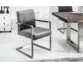 Moderná stolička Imperial 88cm v sivom prevedení