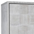 Moderná barová skrinka Quadria Blanca z masívneho dreva v of white bielej farbe 183cm