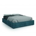 Moderná luxusná čalúnená posteľ Estoril s členitým vysokým čelom na matrac 135/150/180cm