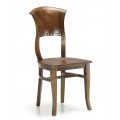Rustikálna jedálenská stolička Star z dreva mindi 94cm