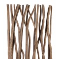 Hnedý etno paraván Bosque s naturálnym dizajnom z teakového dreva 180 cm