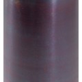Dizajnová art deco hliníková váza v tmavej antracitovej farbe s fialovým leskom 28 cm