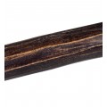 Štýlová drevená taburetka Kendy z masívu v hnedej farbe 45 cm 